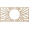 Ekena Millwork Hoover Wood Fretwork Pierced Ceiling Medallion, Alder, 32"W x 16"H x 11 7/8"ID x 1/4"T CMWP32X16X0250HOAL - alternate 2